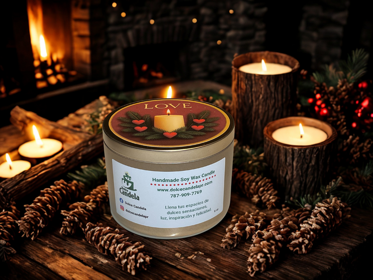 Christmas Lights - Bundle of 4 candles