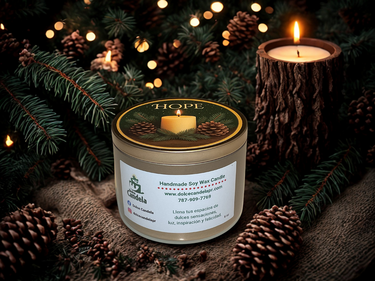 Christmas Lights - Bundle of 4 candles